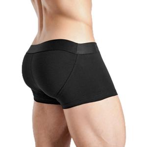 Rounderbum Mens Underwear | Lift Technology |Male Butt lifting Trunk | Push up effect | Body Shaper for Men | Shapewear (X-Large, Black)