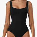 Womens Square Neck Bodysuit Thong Backless Sleeveless Tank Top – Sexy One Piece Bodysuits for Women Going Out, Size M