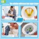 Clean Soon Krazy Toilet Cleaner, 7Pcs Krazy Pro Toilet Cleaner Easy to Use Leaving Fresh and Clean