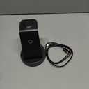 Anlmz 3 in 1 Charging Station for iPhone, Wireless Charger for iPhone 17 16e 16 15 14 13 12 11 X Pro Max & Apple Watch - Wireless Charging Station for AirPods 4 3 Pro (Black)