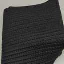 Cotton Rope Plant Basket, Woven Basket Planter for 10-inch Pot, Round Indoor Tree Pot Cover, Small Storage Bin Organizer, Modern Bins for Plants and Home Decor, 11X11, Black