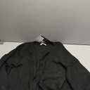 PRETTYGARDEN Womens Oversized Cardigan Sweaters 2025 Fall Long Lantern Sleeve Knit Open Front Lightweight Sweater Medium, Black 