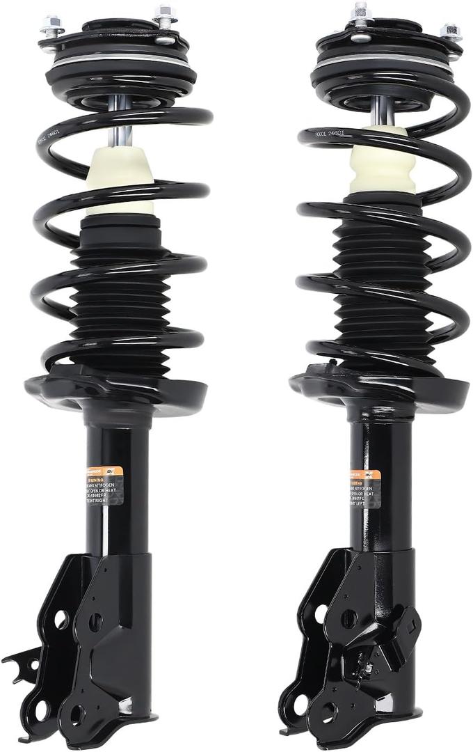 maXpeedingrods 2Pc Front Strut for Honda Civic 2006-2011 Coupe 1.8L L4 DX DX-G EX EX-L LX, 172284 172285 Shock Absorber Strut with Coil Spring Assembly