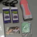 Roll on Wax Kit for Sensitive Skin Hair Removal - Roller for Women and Men - Legs, Arms, Back, Chest, Bikini Area (3.53 Ounce (Pack of 3), Lavender