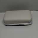 Wireless Microphone Case Compatible with JBL Wireless Two Microphone System, Handheld Dual Mic Travel Bag for Singing or Karaoke for Receivers, Adapters, AA Batteries (Lighting Grey)