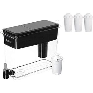 BRITA Extra Large 18 Cup UltraMax Dispenser with Filters, Black