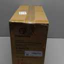 Famiware Nebula Plates and Bowls Sets for 4, 12 Pieces Stoneware Dinnerware Set, Microwave and Dishwasher Safe Dishes Set, Black with White Rim