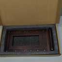 HULISEN Expandable Vinyl Record Storage, 30-70 LPs Adjustable Now Playing Record Holder for Albums, Wood Now Spinning Vinyl Record Stand Display Rack Organizer, Gift Package, Effortless Assembly