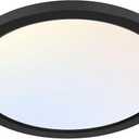 12 Inch LED Round Flat Panel Light,3CCT,3000K/4000K/5000K
24W Selectable CCT Edge-Lit Flush Mount Ceiling Light Fixture for Kitchen,Bedroom,Laundry and Closet Room,Black