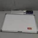 M&G Dry Erase Board Magnetic White Board for Wall, 18 x 12 Small Whiteboard with 2 Markers & 2 Magnets & 1 Eraser, Portable Whiteboard for Planning, Drawing, to Do List, Office School Use