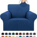 Stretch Chair Sofa Slipcover, Single Couch Cover,Classic Blue