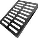 Ductile Iron Driveway Drain Grate-20x16 in. Metal Trench Drain Grates, Outdoor Heavy Duty Channel Drainage Cover for Garage Factory Farm Parking Lot Basement Sewer Ditch Gully Concrete Floor (Cast Iron 1 Pack)
