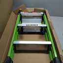 Little Giant Ladders, Sure Step, 3-Step, Double-Sided Step Stool, Fiberglass, (11953), Type 1AA, 375 lbs Weight Rating, Hi-viz Green