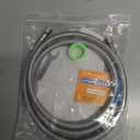 SUNGATOR 5 Feet Refrigerator Water Line, 1/ 4" Comp X 1/ 4" Comp Ice Maker Hose, 5 Feet Stainless Steel Braided Ice Maker Water Supply Line with A Wrench and Sealing Tape (1 Pack)