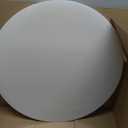 PATIKIL Lampshade Diffuser, 17.5" Diameter Round Diffuser for Drum Lampshades Pendants Light, DIY Light Shield, Frosted White