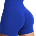 YEOREO SoftHue Women's Biker Shorts 4.5" Workout Gym Shorts High Waist Tummy Control Hidden Scrunch Running Yoga, XL