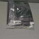 Lecloud Grey Sheer Curtains 63 Inch Long 2 Panels, Elegant Voile Drapes for Dinning Small Windows, Light Filtering Voile Curtain for Living Room Bedroom Bathroom, Dual Rod Pocket, 40" Wx63 L