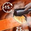 Steamer for Clothes,Portable Handheld Garment Steamer, 200ml Capacity,1000W 15s Fast Heat-UP, Leak-Proof Fabric Wrinkle Remover Ceramic Panel, 2-in-1 Dry & Wet Iron for Home and Travel -Black&Golden