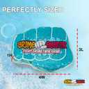 Degreaser Dish Soap Infused Cleaning Sponge, Activates with Water, 4 Pack, Non Scratch, Ergonomic, Fresh Citrus Orange Scent