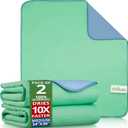 Bed Pads Washable Waterproof 34"x36"- Pack of 2 Incontinence Bed Pads & Washable Pee Pads for Adults - Dementia Products for Elderly & Elderly Assistance Products - Reusable Pee Pads for Dogs & Kids
