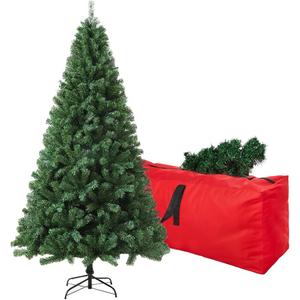 4ft Green Artificial Christmas Tree,Arbol de Navidad Small Fake Xmas Tree
Fake Christmas Tree with 450 Branch Tips,Premium Spruce Xmas Tree with Fold-Able Metal Base Stand,Home Office Party Decor