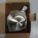 Watchget Milk Frothing Pitcher 350ml/600ml/900ml/1500ml (12oz/20oz/32oz/52oz) - Stainless Steel Espresso Steaming Pitcher for Cappuccino, Latte Art, Milk Jug Coffee Frother Cup, Silver (11.8 Ounces)