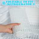 Reallnaive Reusable Freezable Ice Mat Sheets for Coolers Flexible Ice Packs for Food Trays, Cheese Boards, Deli Meats, Veggie Plates, Sushi, Party Platters