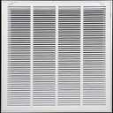 HVAC Premium 26 x 26 Duct Opening Steel Return Air Filter Grille, for 1-inch Filter, Removable Door, Flat Stamped HVAC Vent Cover Grille