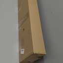 2 Pack 2 in Cordless Sidelight Blinds 8.5 x 72 in Horizontal White Faux Wood Front Door Window Blind Plantation Adjustable Tilt Wand Smooth, Privacy, Room Darkening for Home Entry Side Door