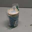 Owala Kids Insulation Stainless Steel Tumbler with Spill-Resistant Flexible Straw, Easy to Clean, Kids Water Bottle, Great for Travel, Dishwasher Safe, 12 Oz, Tan and Blue (Seas the Day)