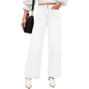 Cicy Bell Womens High Waisted Straight Leg Jeans Trendy Loose Denim Pants with Pockets