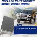Air Conditioning A/C Condenser Compatible with Jeep Wrangler 2007-2011 V6 3.8L # 3587, 940442, 55056726AA