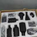 TBWIND 24PCS Black Glass Bud Vases Set, Small Vintage Flower Vases for Centerpieces, Mini Rustic Vases for Wedding Table Decor, Home, Shelves, Windowsills & Floral Arrangements