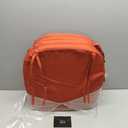 idee-home Outdoor Chair Cushions Set of 4, 17" x 17" x 3" Thick D-Shaped Patio Furniture Outdoor Seat Cushions Waterproof with Ties, Dining Pads (Spice)