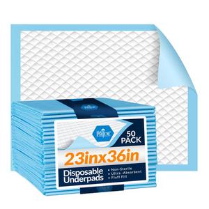 Disposable Underpads 23'' X 36'' Incontinence Pads, Chux, Bed Covers