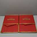 Simplify Holiday Jumbo Storage Box | Christmas Décor Organizer | Good for Seasonal Items | Closet Storage | Collapsible | Lidded | Red 2 pack