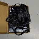 Patelai 25 Pack 4 x 6 Inch Extra Large Badge Credential Holders with 20 Inch Black Lanyard Vertical Name ID Badge PVC Card Holder ID Protector Sleeve Lanyard Pouch for Office Passport Tickets Event