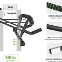 KAKICLAY New Upgrade Pull Up Bar for Doorway - Foldable Design & Space-Saving, Upto 440 Lbs Capacity, No Screwing or Slipping - USA Original Patent, Designed, Shipped