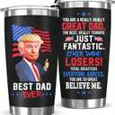 Fathers Day Gift from Daughter, Gifts for Dad from Son - Dad Birthday Gift Ideas, Best Dad Ever Gifts, Good Christmas Presents for Dads - 20oz Coffee Cup Tumbler