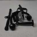 Cable Attachments for Home Gym, Made of Heavy Duty Solid Steel, LAT Pulldown Attachment, Weight Machine Accessories, Straight Pull Down Bar, Tricep Rope, Exercise & Double D Handle