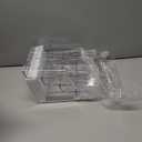 MaxGear Acrylic Brochure Holder 8.5 x 11 inch, 4 Tier Clear Literature Organizer Magazine Stand Display with Removable Divider for 4 x 9 inch Brochures, Pamphlet, Wall Mount or Countertop, 1 Pack