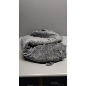 Bedsure GentleSoft Fleece Bed Blankets Queen Size Grey - Soft Warm Spring Blanket Lightweight Cozy Anti-Static Microfiber, Room Home Decor Gifts for Women and Men, 90x90 inches