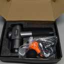 TOLOCO Massage Gun, Deep Tissue Back Massage for Athletes for Pain Relief, Percussion Massager with 10 Massages Heads & Silent Brushless Motor, Christmas Gifts for Women, Men, Grey