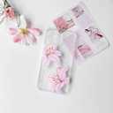 NITITOP Compatible with iPhone 14 Pro Case Clear Cute Pink Lily Blossom Floral Flowers Pattern for Girls Women Soft TPU Transparent Shockproof Protective Phone Cover - Little Flower