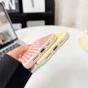 2 x Compatible with iPhone 15 Pro Case Cute Aesthetic Striped Phone Case for Girls Women,Soft Silicone Shockproof Protective Designed for iPhone 15 Pro Case -Pink