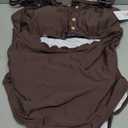 Charmo Maternity One Piece Swimsuit Scalloped Cut Out Ruched High Waisted Scoop Neck Pregnancy Bathing Suit.XL