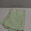TREELY 100% Cotton Knitted Throw Blanket Couch Cover Blanket(31 x 40 Inches, Light Sage Green)
