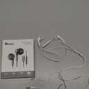 USB C Headphones for Samsung Galaxy S24 S23 Ultra S22 S21 FE S20 A54 A53 USB C Earphones with Mic Volume Control Wired Earbuds USB Type C Headphones for iPhone 16 15 Pro Max Plus iPad Pro Pixel 8 7 6a (White)