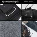 Sportneer Adjustable Ankle Weights 1 Pair 2 4 6 8 10 Lbs Leg Weight Straps for Women Men, Weighted Ankle Weights Set for Gym,Fitness, Workout,Walking, Jogging,1-5 lbs Each Ankle, 1 Pair 2-10 lbs (Black)