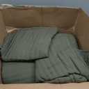 WRENSONGE Olive Green California/Oversized King Size Quilt Bedding Set with 2 Pillow Shams -3 Pieces Lightweight Soft Summer Bedspreads Coverlet for All Season